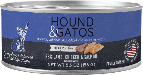 Hound & Gatos Lamb, Chicken & Salmon Recipe